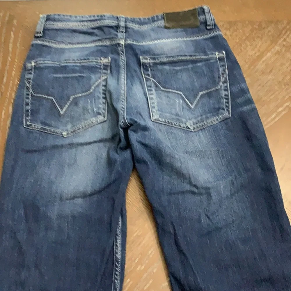 Pepe Jeans London distressed medium wash blue denim jeans Size 30